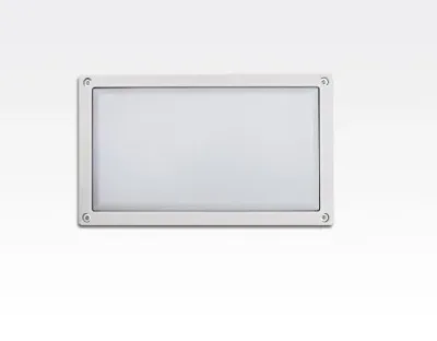 9W LED Wand/Deckenleuchte weiss rechteckig Tageslicht weiß / 6000-6500K 405lm 230VAC IP54 120Grad -Ausstellungsstück mit kleinen Schönheitsfehler — Bild 5