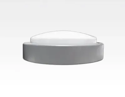 10W LED Wand/Deckenleuchte grau rund Tageslicht Weiß / 6000-6500K 450lm 230VAC IP65 120Grad — Bild 4