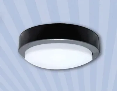 3W LED Wand/Deckenleuchte grau rund Tageslicht Weiß / 6000-6500K 135lm 24VDC IP65 120Grad — Bild 2