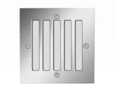 2W LED Boden-/Wand Einbauleuchte quadratisch Neutral Weiß / IP54 230VAC 105x105x78 — Bild 2