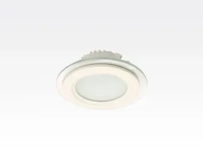 6W LED Einbau Downlight weiß rund dimmbar Warm Weiß / 2700-3200K 450lm 230VAC IP44 110Grad
