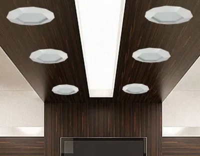 12W LED Einbau Downlight weiß dimmbar Neutral Weiß / 4000-4500K 1200lm 230VAC IP43 120Grad — Bild 2