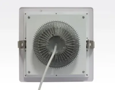 18W LED Einbau Downlight weiß quadratisch dimmbar Warm Weiß / 2700-3200K 1800lm 230VAC IP43 120Grad — Bild 5