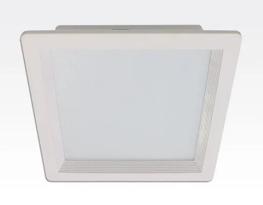 36W LED Einbau Downlight weiß quadratisch dimmbar Warm Weiß / 2700-3200K 3600lm 230VAC IP43 120Grad