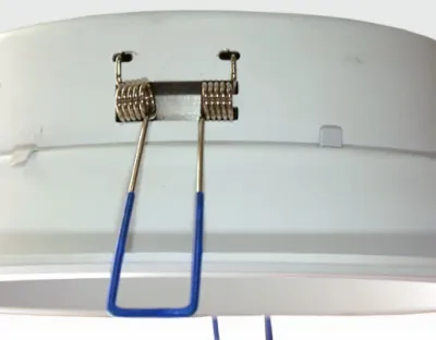 9W LED Einbau Downlight weiß rund Warm Weiß / 2700-3200K 585lm 230VAC IP40 120Grad-Ausstellungsstück mit kleinen Schönheitsfehlern — Bild 4