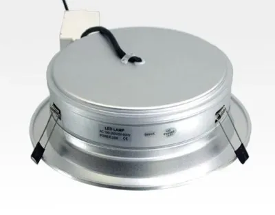 18W LED Einbau Downlight silber rund Warm Weiss / 2700-3200K 1170lm 230VAC IP40 120Grad — Bild 3