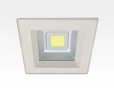 20W LED Einbau Downlight weiß quadratisch Warm Weiß / 2700-3200K 1200lm 230VAC IP44 120Grad
