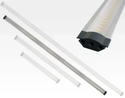8,5W LED Lichtleiste 80cm 520lm Warm Weiß / 12VDC 100Grad