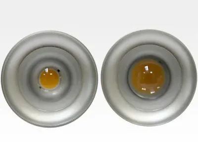 4W LED Fokus Mini Spot mit Halterung silber rund Warm Weiß / 3000K 220lm 230VAC 21-71Grad -Ausstellungsstück mit kleinen Schönheitsfehler — Bild 5