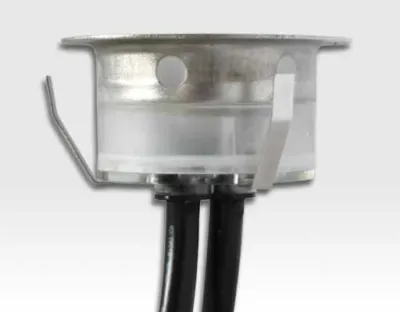 0,23W LED Outdoor Mini-Design Einbau Leuchte rund Warm Weiß / 10lm IP67 Easy Stecker 12VDC — Bild 4