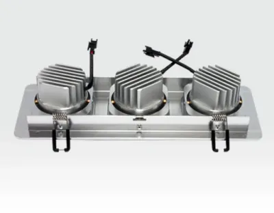 9W LED Einbau Spotleuchte silber rechteckig Warm Weiß / 2700-3200K 585lm IP40 230VAC 120Grad — Bild 3