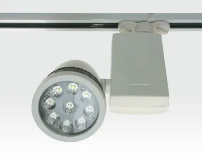9W LED Schienen Leuchte für Ein-Phasen Schienen / weiß Neutral Weiss 727lm 20Grad 230VAC — Bild 2