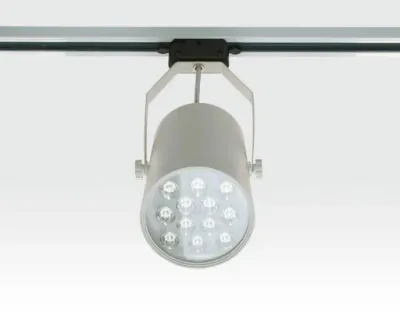 12W LED Schienen Leuchte für 3-Phasen Schienen / weiß Neutral Weiss 720lm 230VAC -Ausstellungsstück mit kleinen Schönheitsfehler — Bild 2