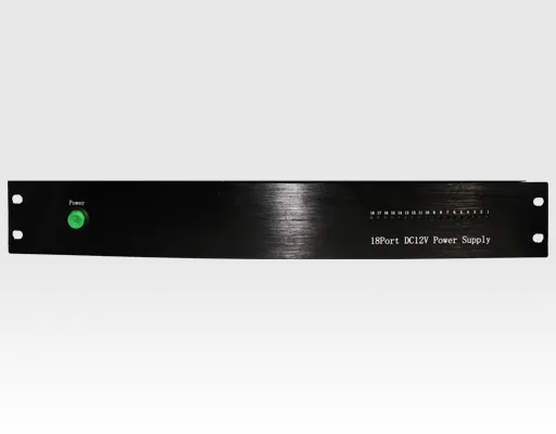 19" Rackmontage Netzteil 18 Ausgänge 20A 24VAC (Wechselspannung) 9Z 18OUT 1.5U